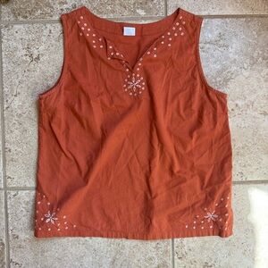 Rustic tribal tank top